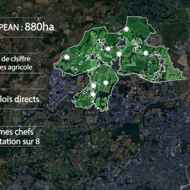 Vue aérienne Communauté de commune Le Péan de l'Immaculée