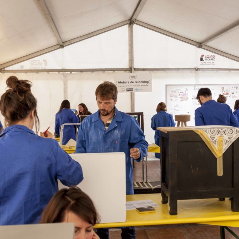 Film sur les ateliers relooking maisons du monde