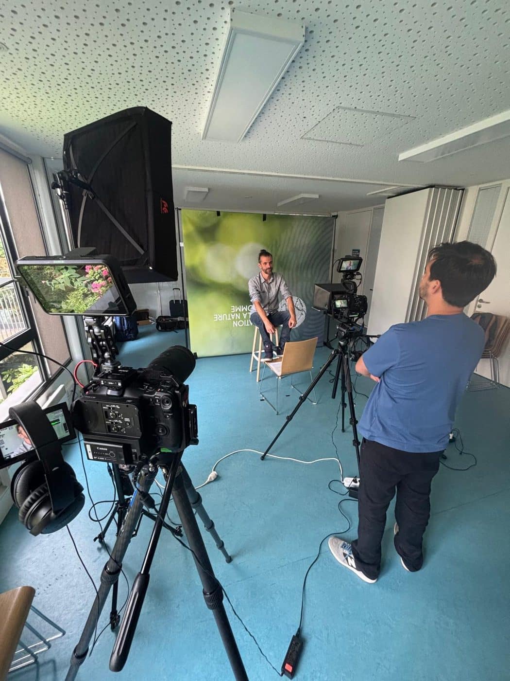Tournage du MOOC Apprendre avec la nature
