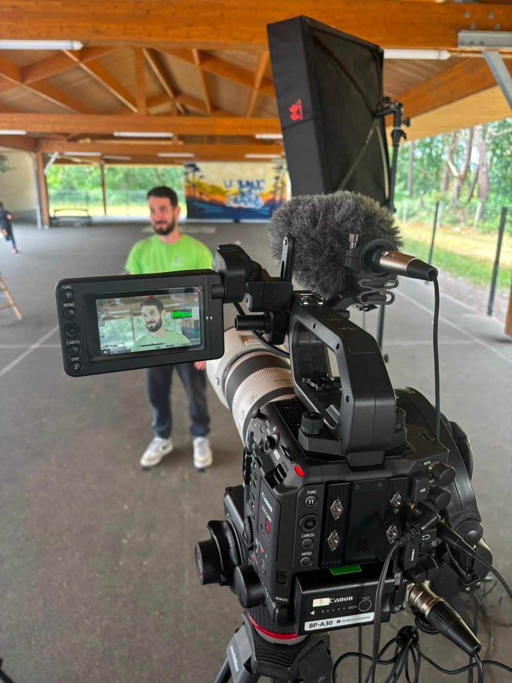 Tournage sur le terrain pour le MOOC
